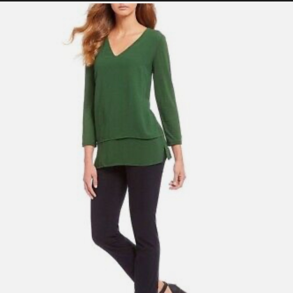Michael Kors three quarter sleeve blouse.